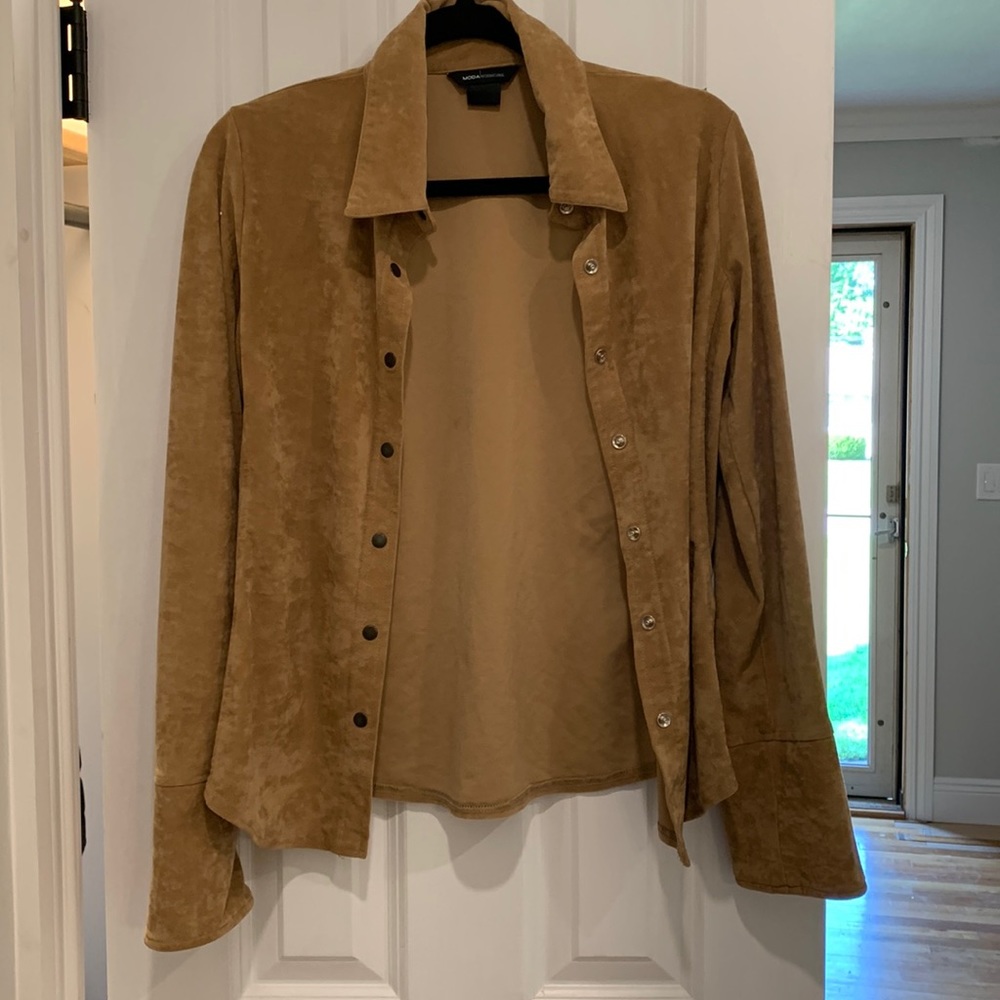 Light fall camel tan colored jacket